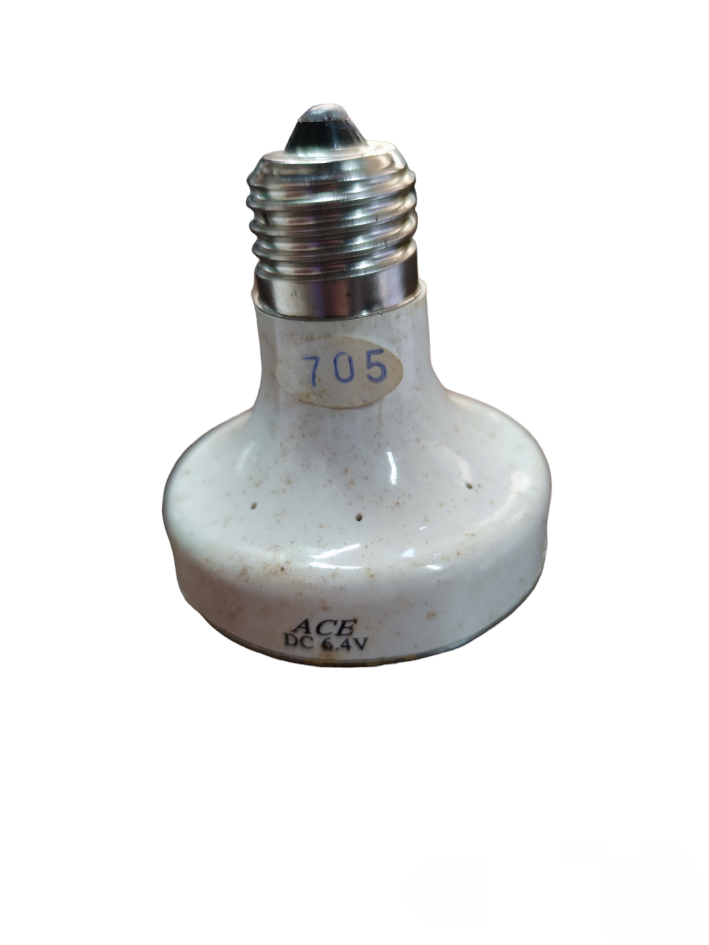 12W E27 12V DC LED Bulb with metal screw base and white ceramic body