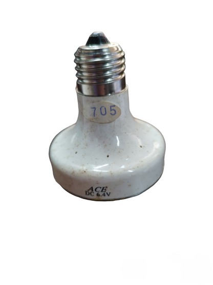 12W E27 12V DC LED Bulb with metal screw base and white ceramic body