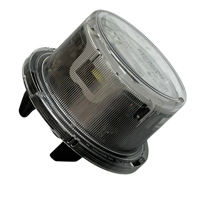 Aclara i210 digital kwh meter with clear cylindrical casing and visible internal components