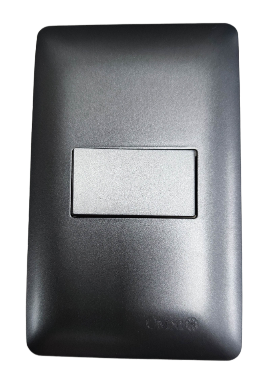 Omni 3 way switch graphite single rocker wall switch with graphite plate for home lighting control