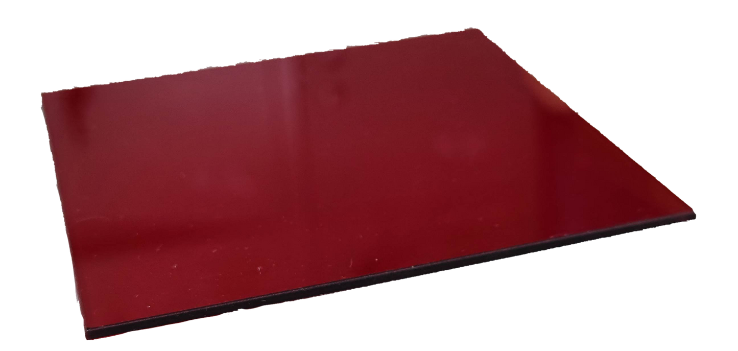 Acrylic red light filter sheet from Electx Electrical Supply for lighting and decorative applications