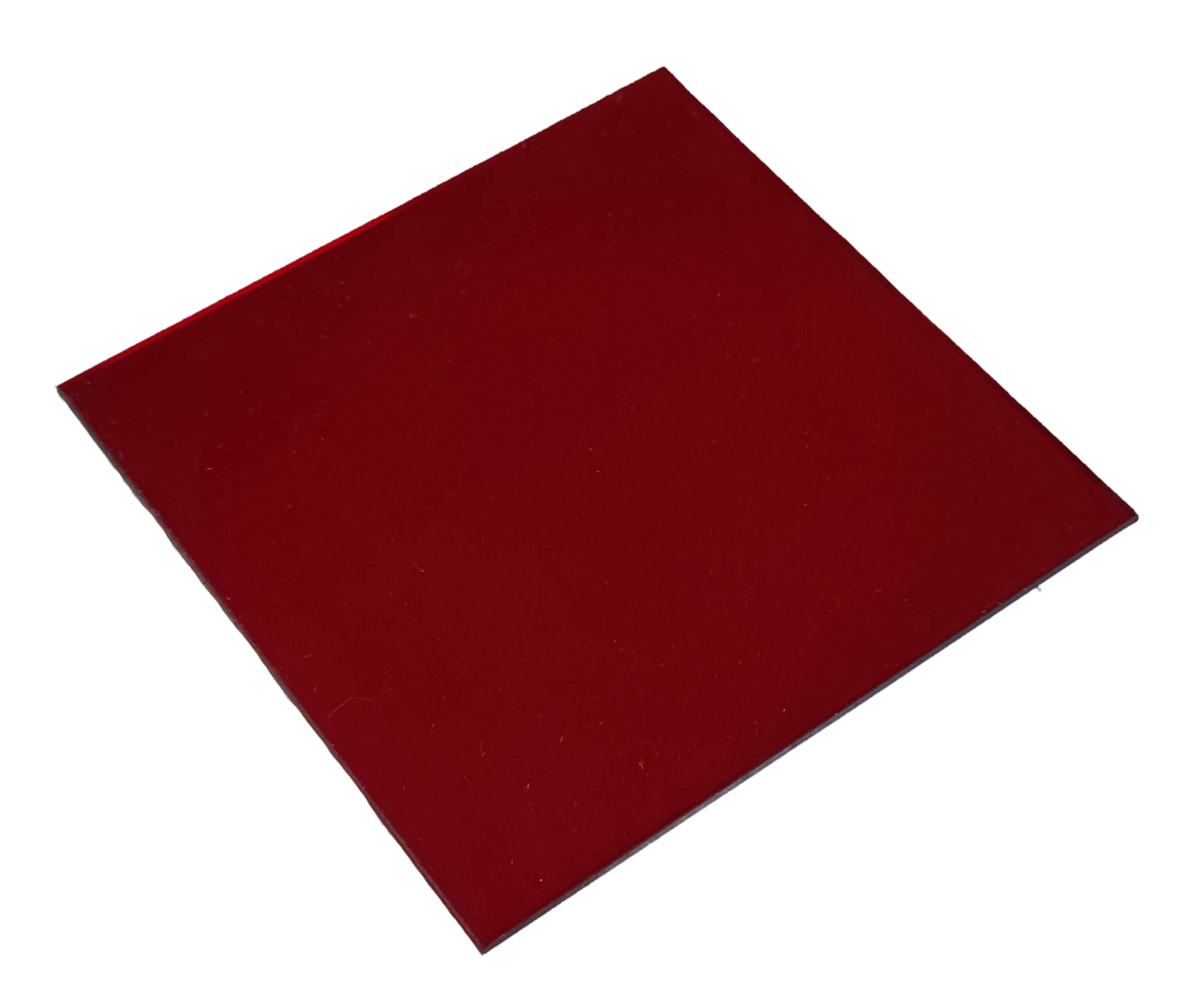 Acrylic red light filter sheet for creating vibrant lighting effects and seasonal decor