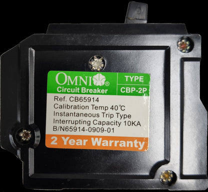 Omni 15A Circuit Breaker Plug-in Type 2Pole 15A 2P Circuit Breakers