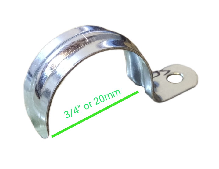 Metal Clamp Single Hole , 1/2" Metal Clamp, 3/4" Metal Clamp, 1" Metal Clamp, Metal Clamp 1 1/4", Metal Clamp 1 1/2", Metal Clamp 2", Metal Clamp 3", Malleable Clamp