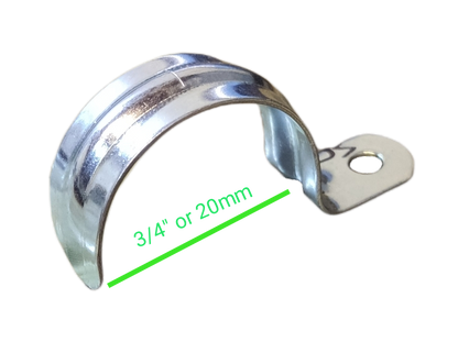 Metal Clamp Single Hole , 1/2" Metal Clamp, 3/4" Metal Clamp, 1" Metal Clamp, Metal Clamp 1 1/4", Metal Clamp 1 1/2", Metal Clamp 2", Metal Clamp 3", Malleable Clamp