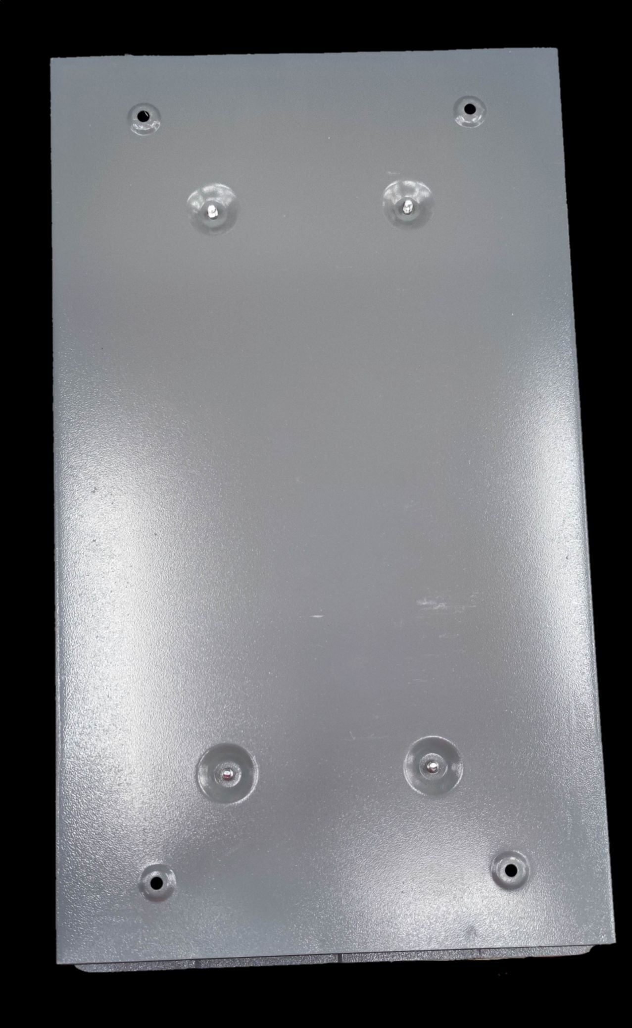 Gray 12 hole electrical panel box metal cover plate from Electx Electrical Supply