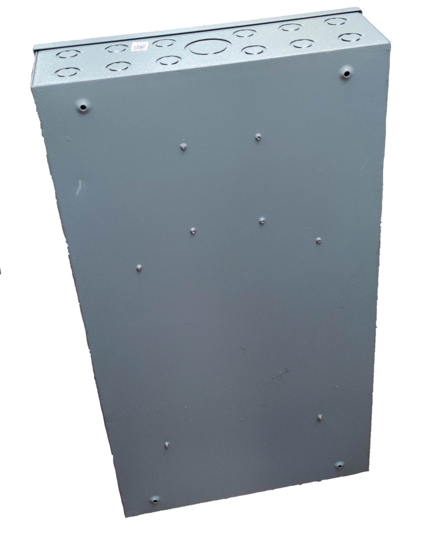 Gray metal electrical panel box for TQD Main 3 Pole 12 Branches 2 Pole TQC circuitry and parts