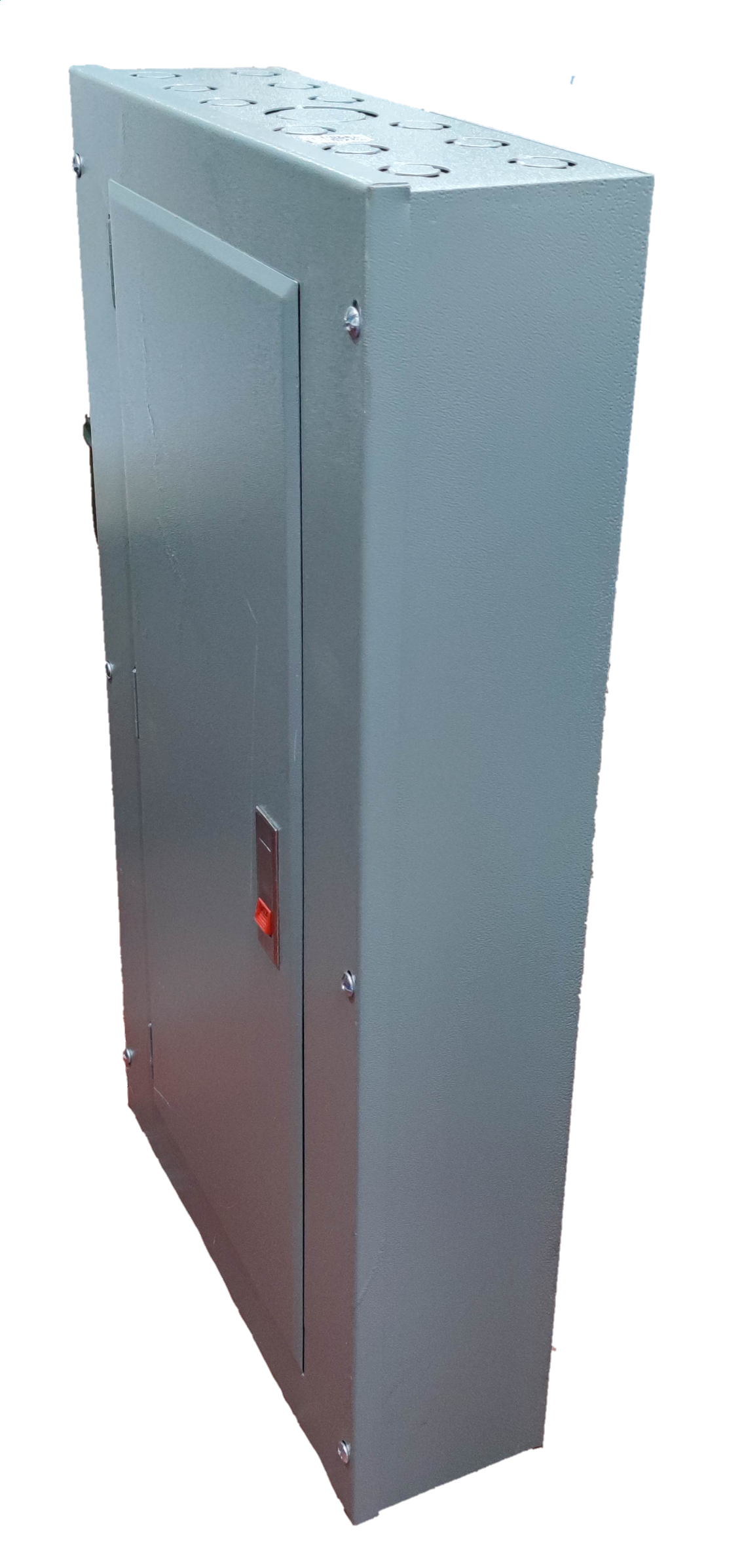 TQD Main 3 Pole 12 Branches 2 Pole TQC electrical panel box in gray metal enclosure