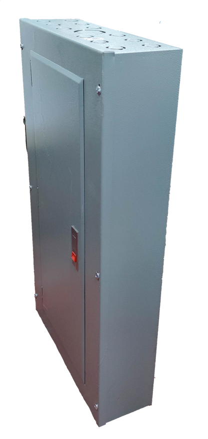 TQD Main 3 Pole 12 Branches 2 Pole TQC electrical panel box in gray metal enclosure