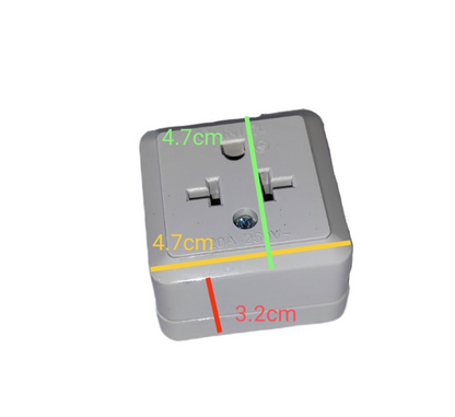 Omni Tandem Outlet Surface Type Single 20A 220V WTO-001