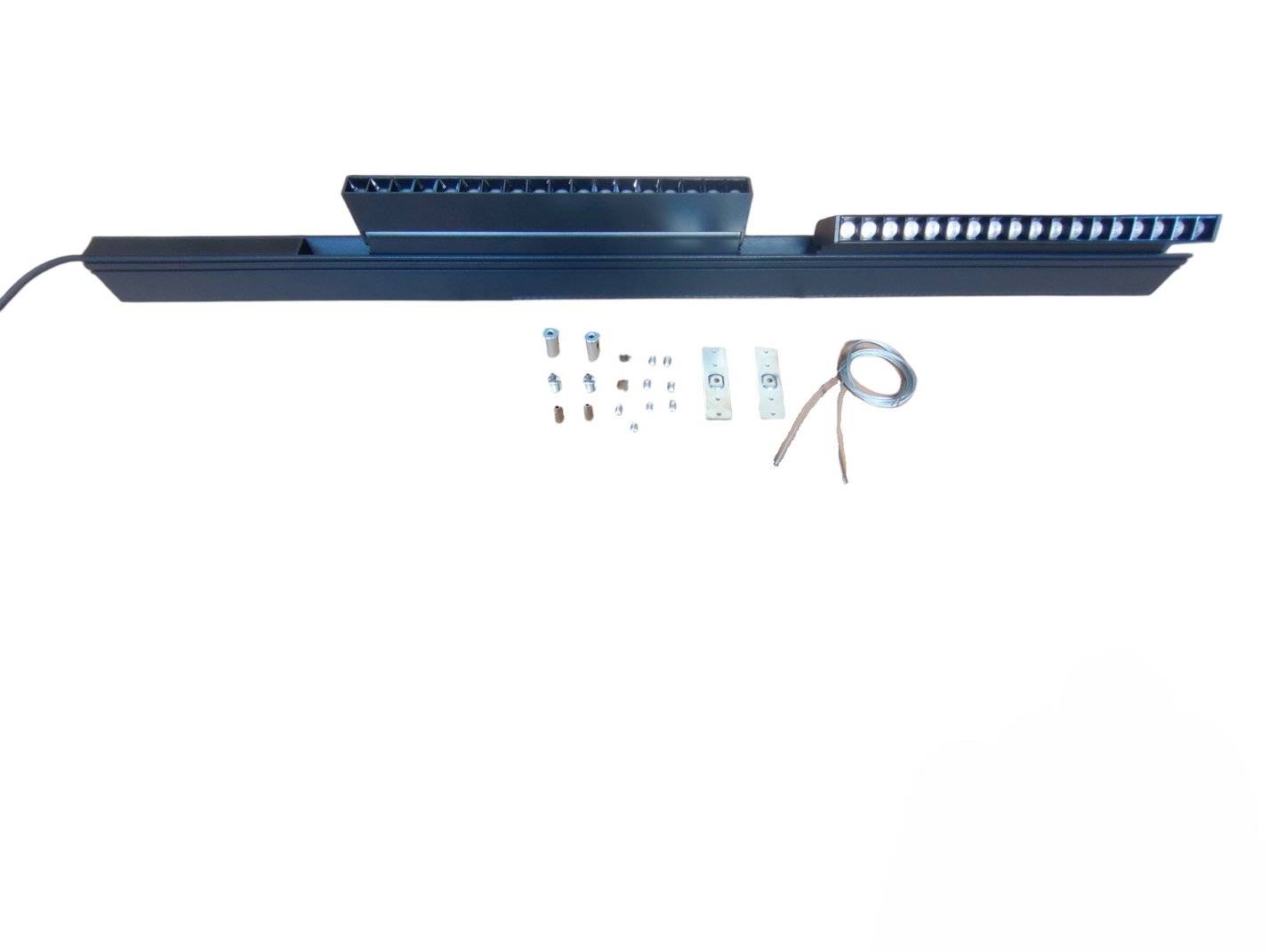 ILLUMIQ TERRA Magnetic Track Light 1 Meter 50mm with 2pcs 18W LED Foldable Grille Track Light 220V Warm White 3000K