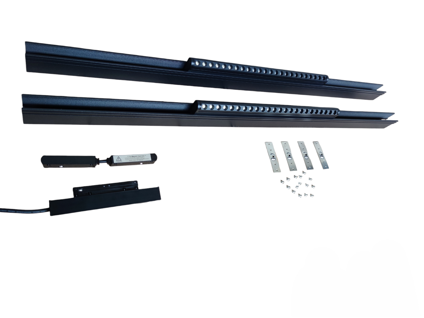 IILUMIQ TERRA Magnetic Track Light 2 Meter 50mm with 2pc 24W LED Rotary Grille Track Light 220V Daylight 6500K