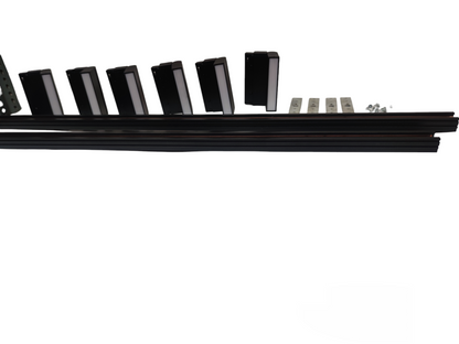 ILLUMIQ TERRA LED Magnetic Track Light 2 Meters 26mm with 6pcs LED Foldable Flood Track Light 220V Daylight 6500K Series 20