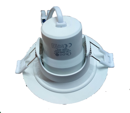 Omni 8W LED Movable Downlight 220V Daylight, 8W Mini Recessed Movable Downlight 600 Lumens