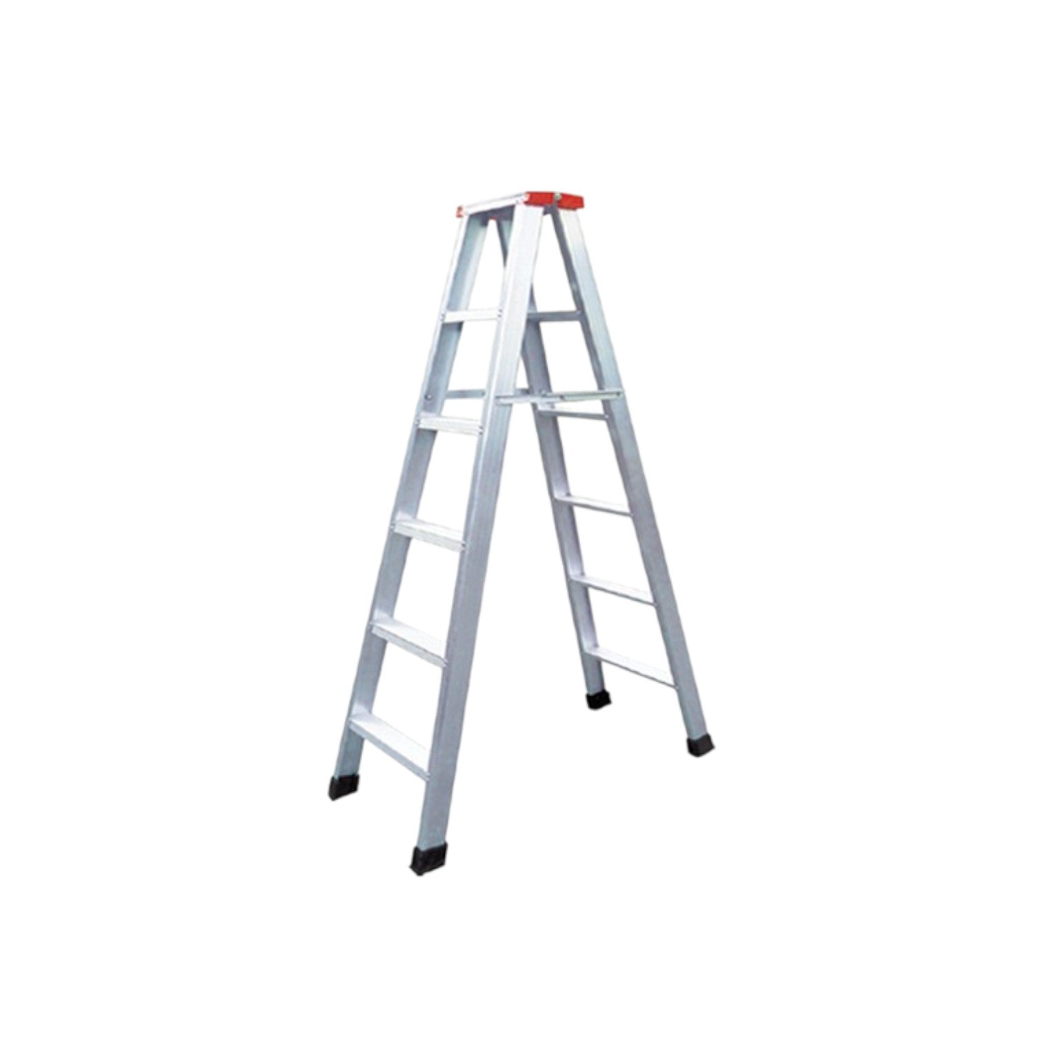 Tailee 6 Step Double Sided A Type Ladder aluminum folding stepladder with rubber feet for home and pro use