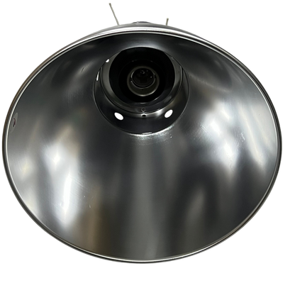 10 inch aluminum reflector E27 socket lighting installation accessory by Biglite with polished silver finish