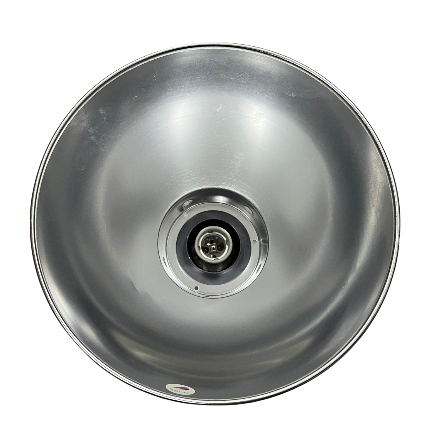 10 inch aluminum reflector E27 socket lighting installation accessory by Biglite in metallic finish