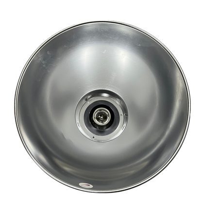 10 inch aluminum reflector E27 socket lighting installation accessory by Biglite in metallic finish