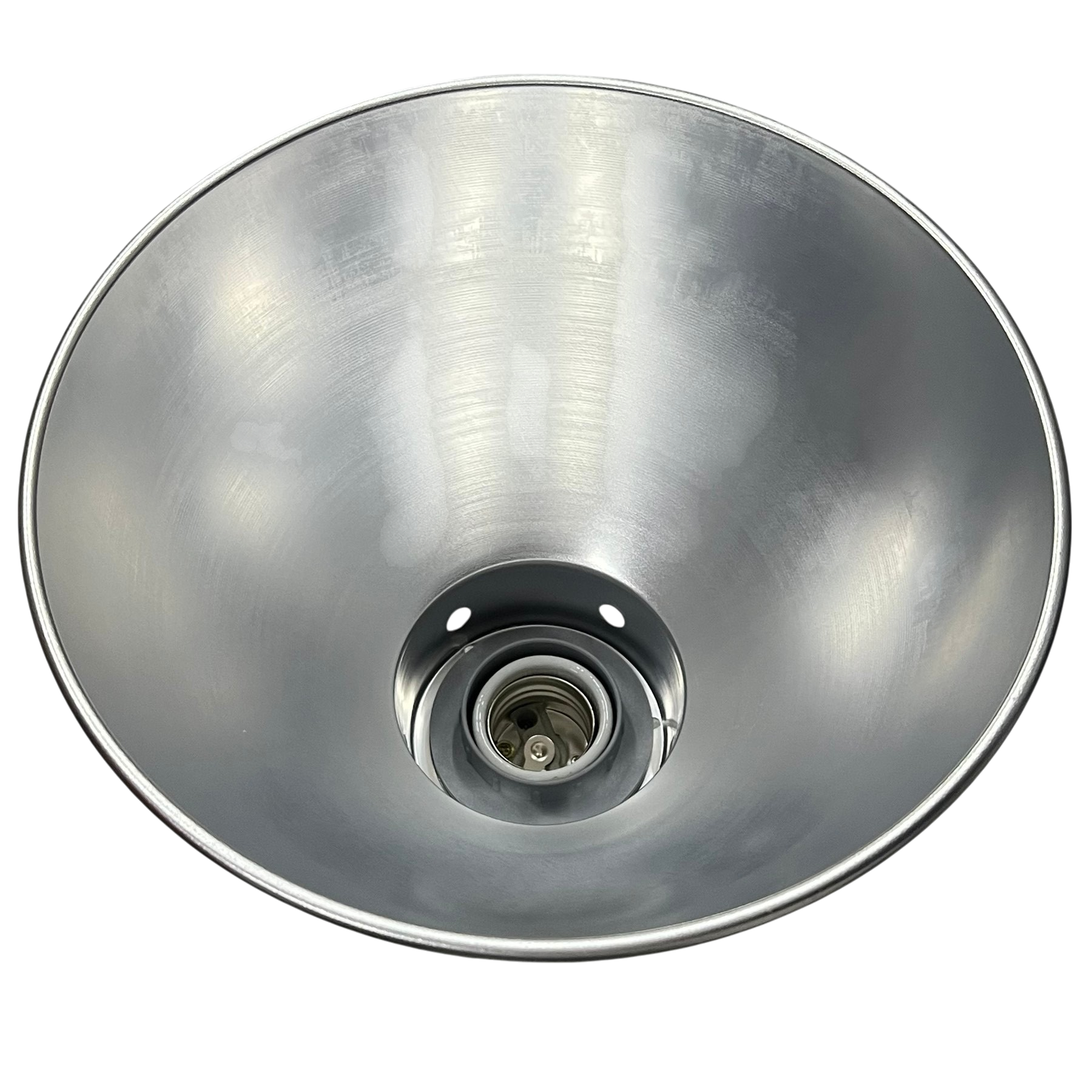 12 inch aluminum reflector lighting installation accessory by Biglite and Omni with metallic finish