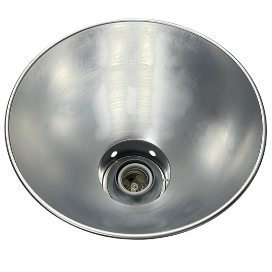 12 inch aluminum reflector lighting installation accessory by Biglite and Omni with metallic finish