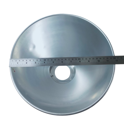 Biglite 12 inch aluminum reflector lamp cover for ceiling lights with smooth reflective surface