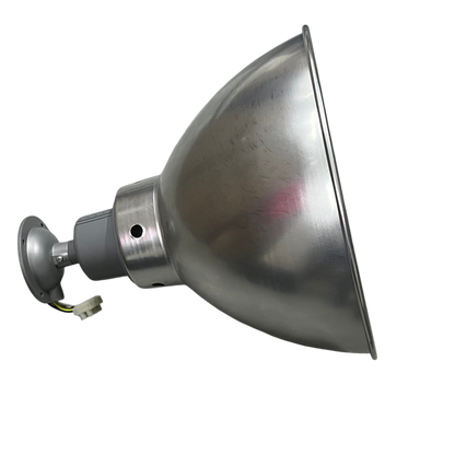 12 inch aluminum reflector lighting installation accessory by Biglite and Omni with metal finish