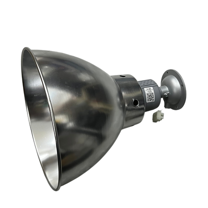 Biglite 10 inch aluminum reflector with E27 socket lighting installation accessory in silver