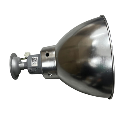 Biglite 10 inch aluminum reflector with E27 socket lighting installation accessory in silver finish