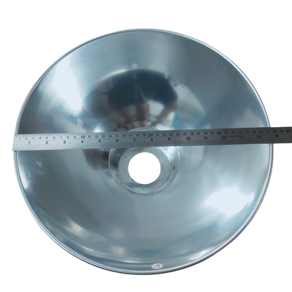 Biglite aluminum reflector lamp cover for ceiling lights with measuring scale on top