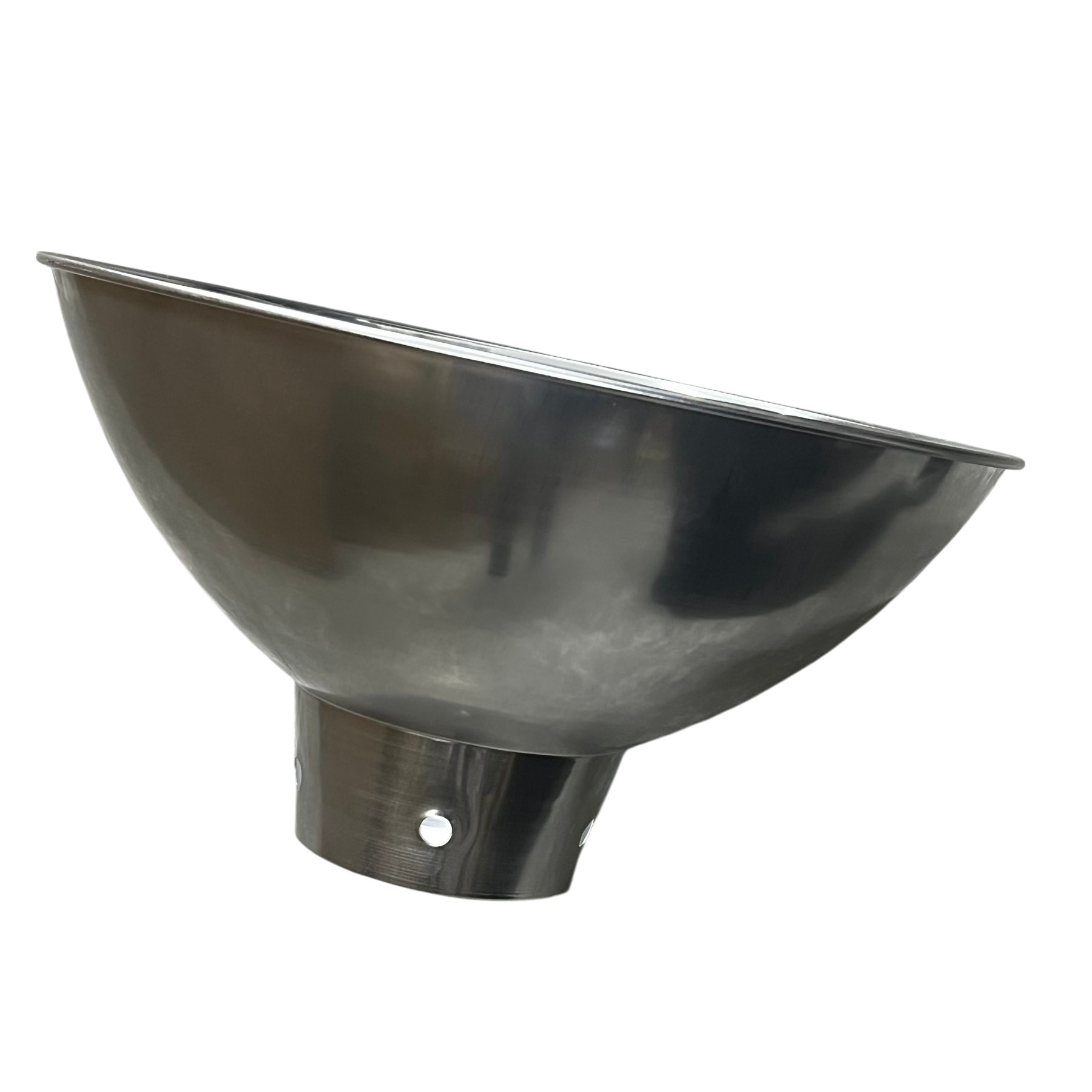 Biglite aluminum reflector lamp cover for ceiling lights with polished silver finish