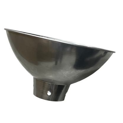 Biglite aluminum reflector lamp cover for ceiling lights with polished silver finish