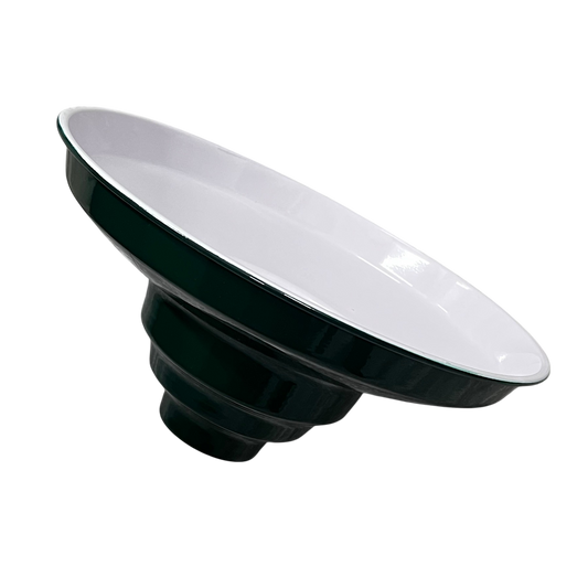 Amco 12 Inch green lamp cover with white interior for lighting installation and accessories