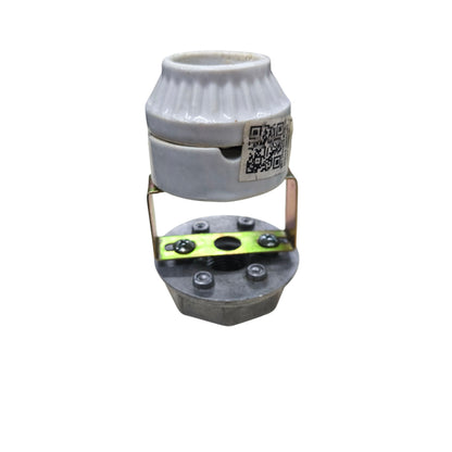 Amco E27 light socket long conduit with durable metal base for secure electrical connections