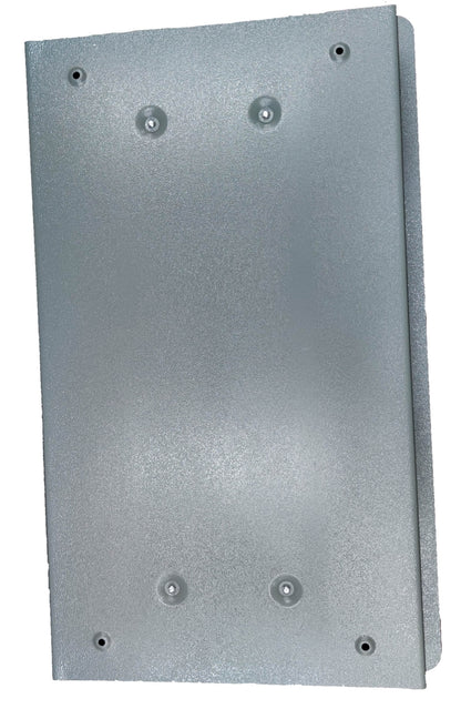 Gray metal 8x8 panel board for TQL GE breakers electrical circuitry part from America