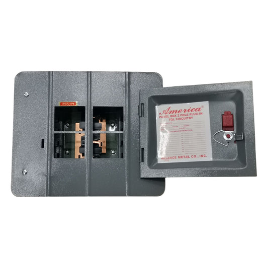 Americ plug in breaker panel 2 branches 4 holes for safe and efficient electrical management