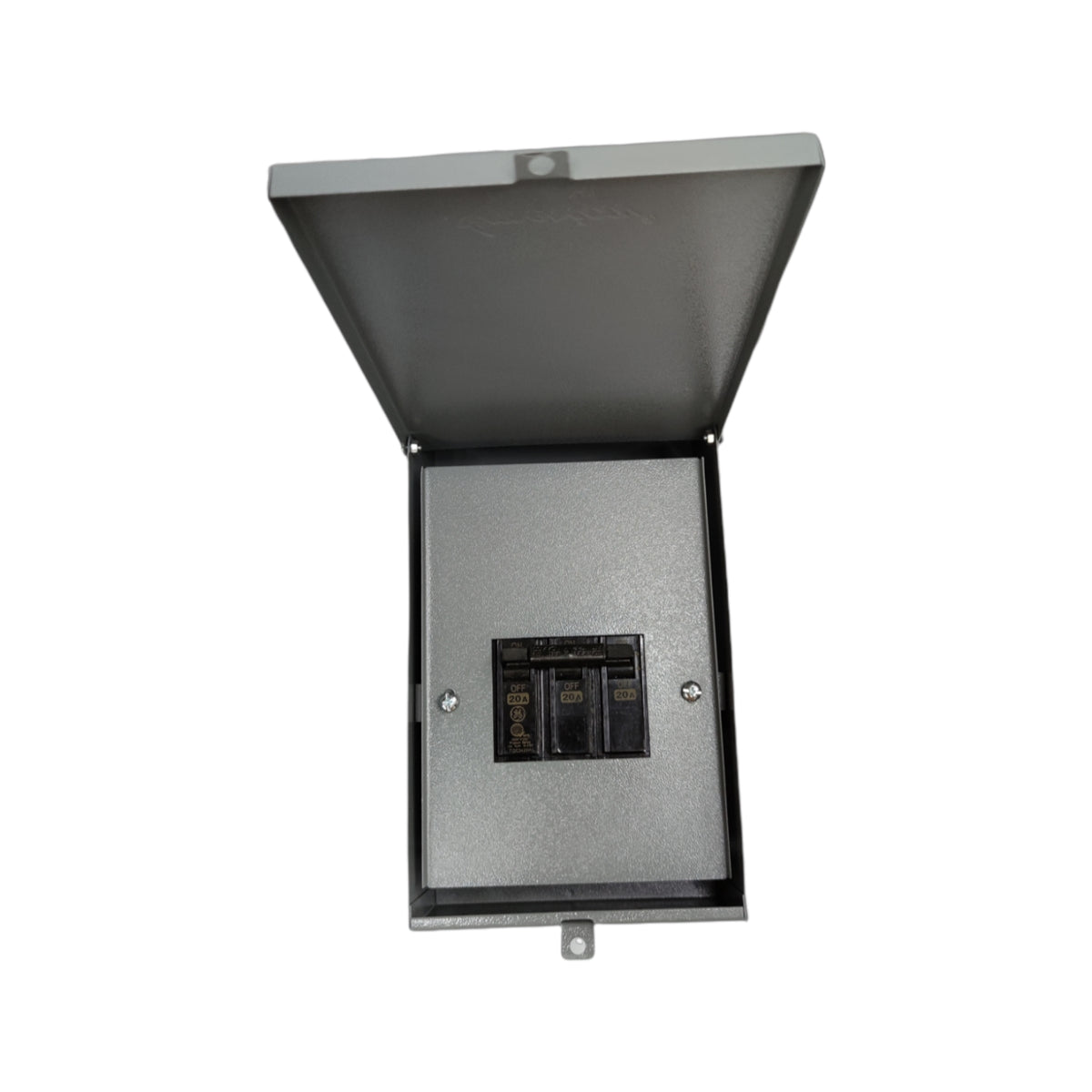 GE 3 phase circuit breaker with enclosure for electrical protection and distribution