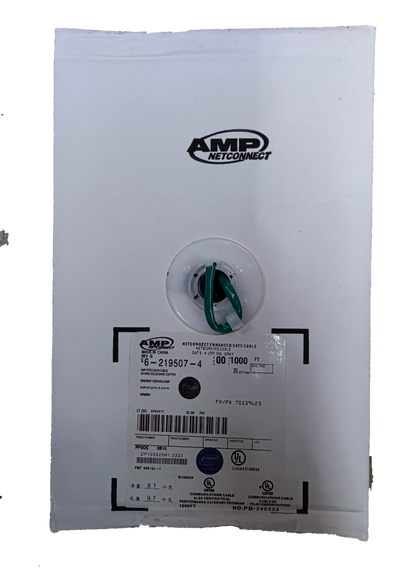 AMP CAT5e UTP LAN cable 300 meters on reel for reliable network connections
