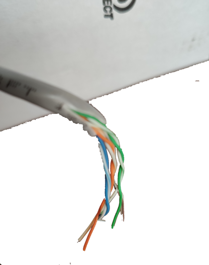 AMP CAT5e UTP LAN cable 300 meters with color-coded twisted pairs for reliable network connections
