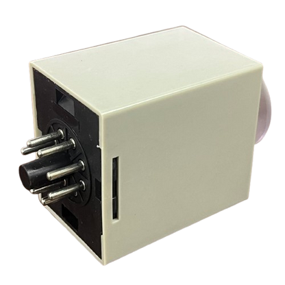 anly ah3nb analogue timer relay 220v beige boxed relay with rotary dial and multi pin socket
