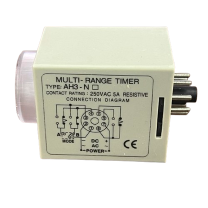 Anly multi range timer with front adjustment dial and pin connector anly ah3nb analogue timer relay 220v