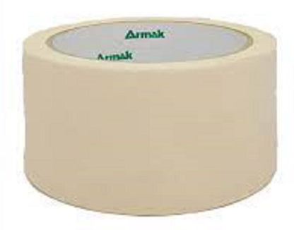 Armak masking tape roll in beige color for painting and surface protection tasks