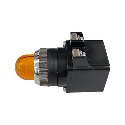 Auspicious 25mm yellow pilot lamp transformer type indicator lamp for power points switches and plugs