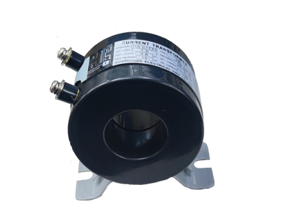 Auspicious current transformer 150 to 5 ratio toroidal ring with mounting bracket and dual terminals