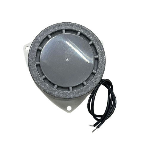 Auspicious Electrical Panel Buzzer 220V with a durable gray housing and black wiring for alert systems