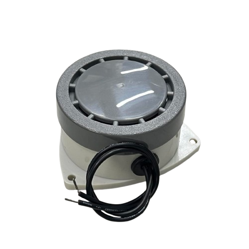 Auspicious electrical warning buzzer 110V with a sturdy design and connection wires for reliable alerts