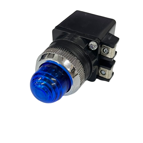 Auspicious Pilot Light 220V BLUE 25mm industrial panel indicator light with screw terminals