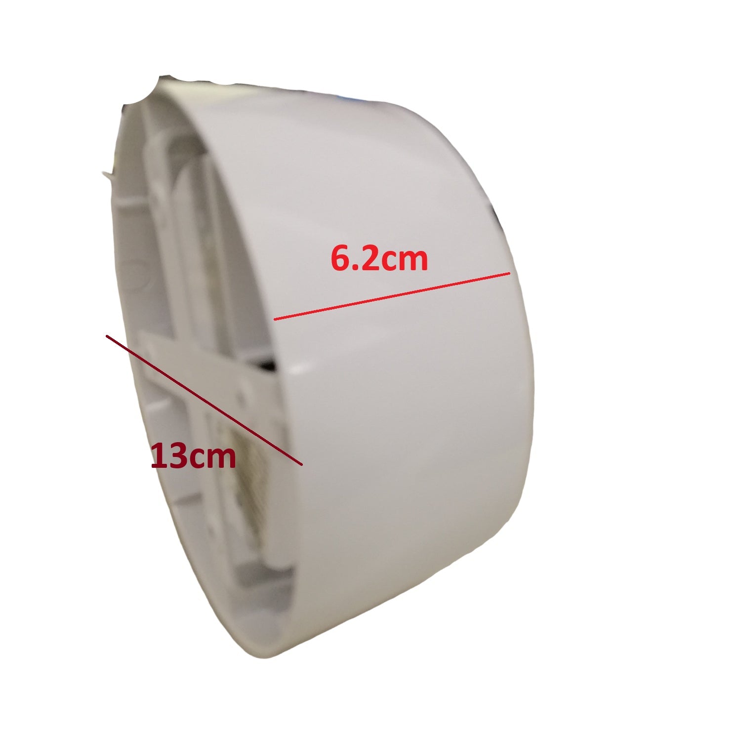 Omni Automatic Emergency Light 3 Watts 240V in White with Compact Design Measuring 6.2cm x 13cm