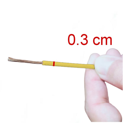 Royu AWG 14 THHN wire 3 meters - Yellow, flexible and durable electrical wire for various applications