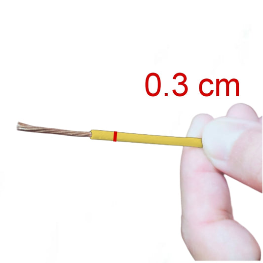 Royu AWG 14 THHN wire 3 meters - Yellow, flexible and durable electrical wire for various applications