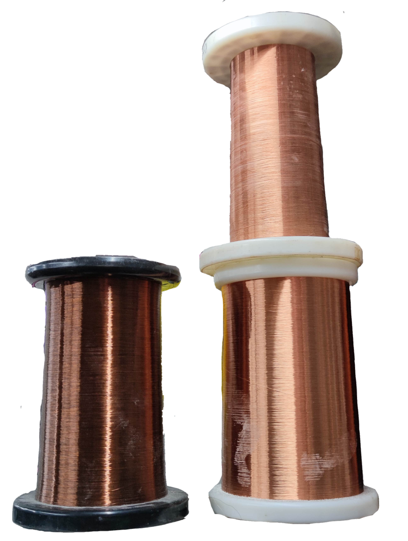 Philflex AWG 9 to AWG 32 magnet wire spools in various sizes for electrical applications